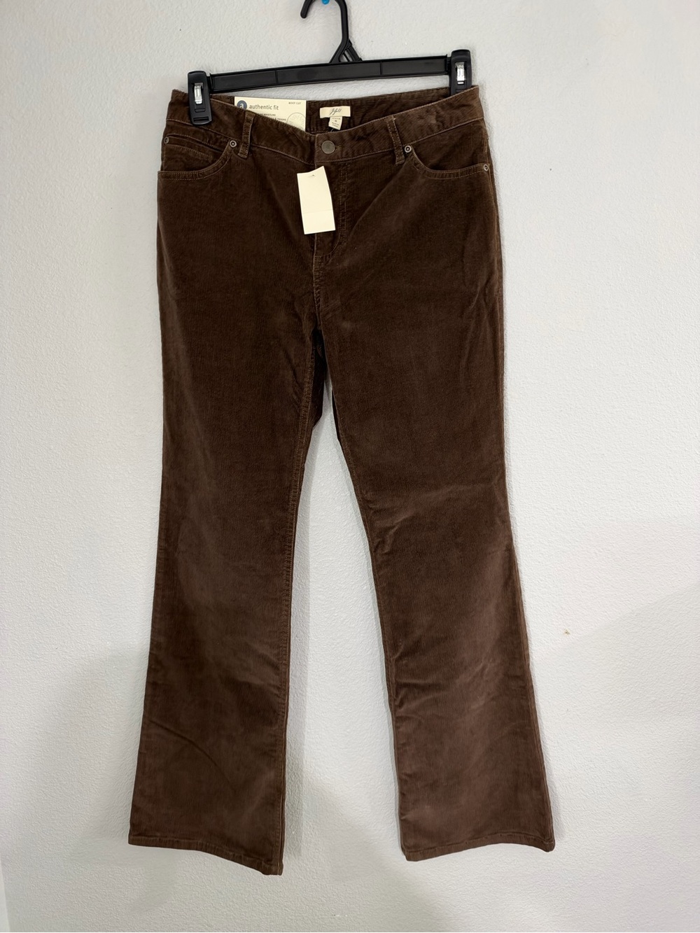 J. Jill Brown Corduroy Flare Jeans